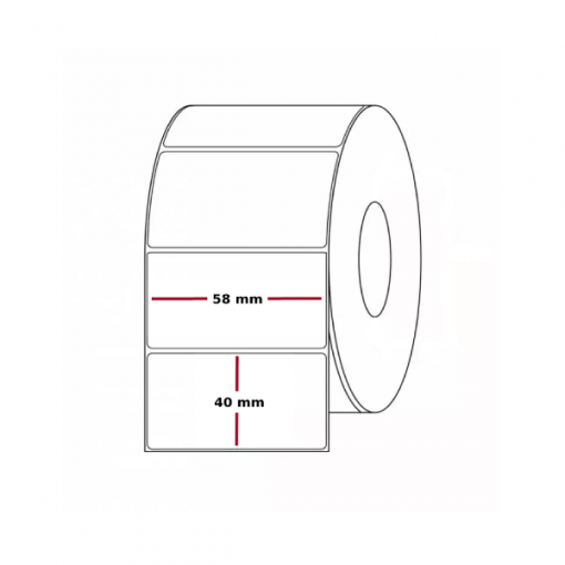 Etichete Termice Adezive Cantar Albe 58 x 40 mm, 700 bucati / rola - imagine 3
