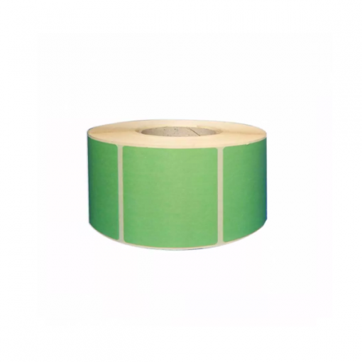Etichete Termice Adezive Verde 32 x 25 mm, 1500 bucati / rola - imagine 2