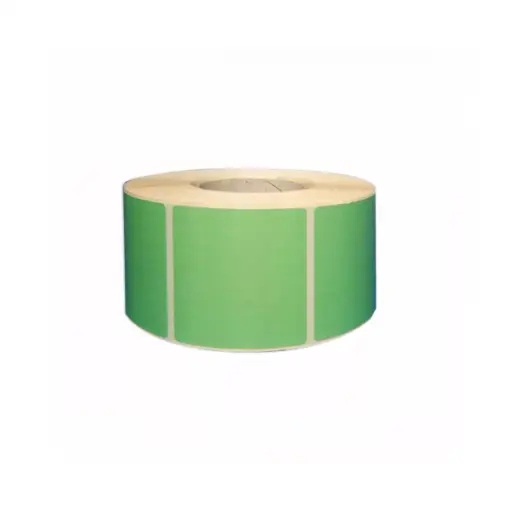 Etichete Termice Adezive Verde 32 x 25 mm, 1500 bucati / rola - imagine 2