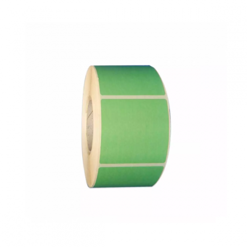 Etichete Termice Adezive Verde 32 x 25 mm, 1500 bucati / rola