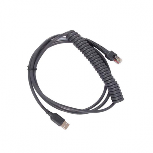 Cablu conectare USB spiralat 2,8m pentru Motorola Symbol LS1203, LS2208, LI2208