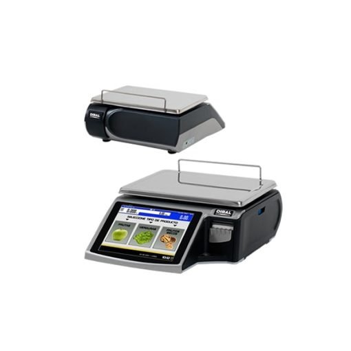 Cantar cu Etichetare Dibal D-955-F-SS-10, Auto servire, Display Touchscreen, 6/15 kg