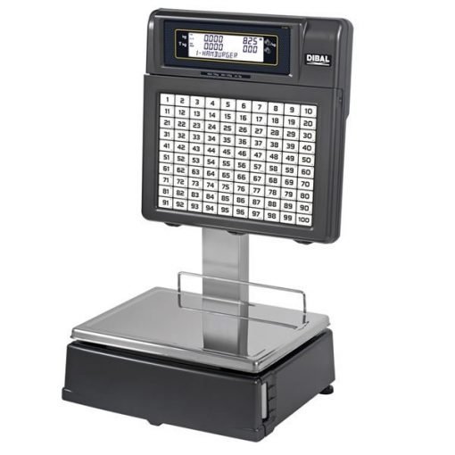 Cantar cu Etichetare Dibal Mistral M-525-SS, Autoservire, 6/15 kg