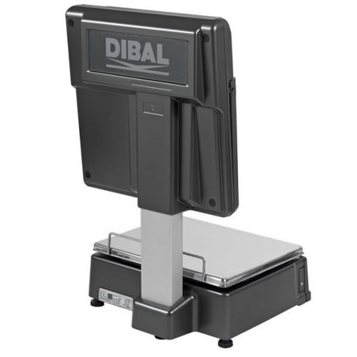 Cantar cu Etichetare Dibal Mistral M-525-SS, Autoservire, 6/15 kg