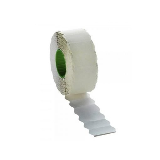 Etichete Pret, Albe, 26 x 12 mm, 1400 bucati / rola, Set 6 Role