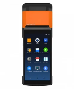 Terminal Mobil Sunmi V2, POS Printer, Wireless, Bluetooth, 4G, GPS, USB