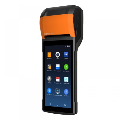 Terminal Mobil Sunmi V2, POS Printer, Wireless, Bluetooth, 4G, GPS, USB - imagine 2